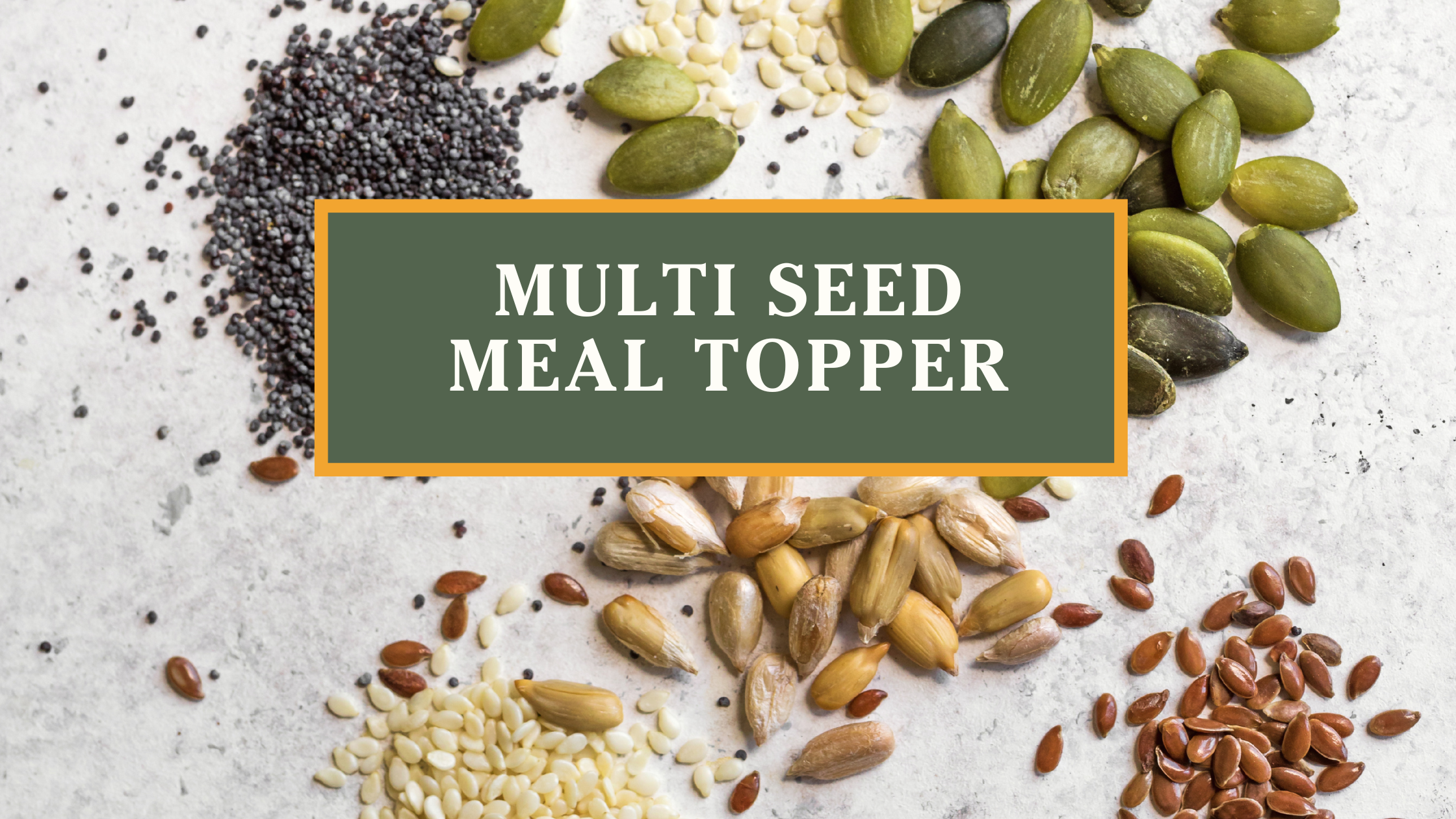Seed Topper Multi-Seed Coconut Topper for Pets – Good Mama